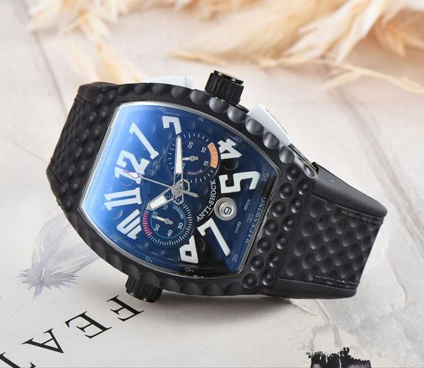 

All Subdials Work AAA Menes and men Stainless Quartz Wristwatches Stopwatch Luxury Watch Top Brand relogies for men relojes Best Gift