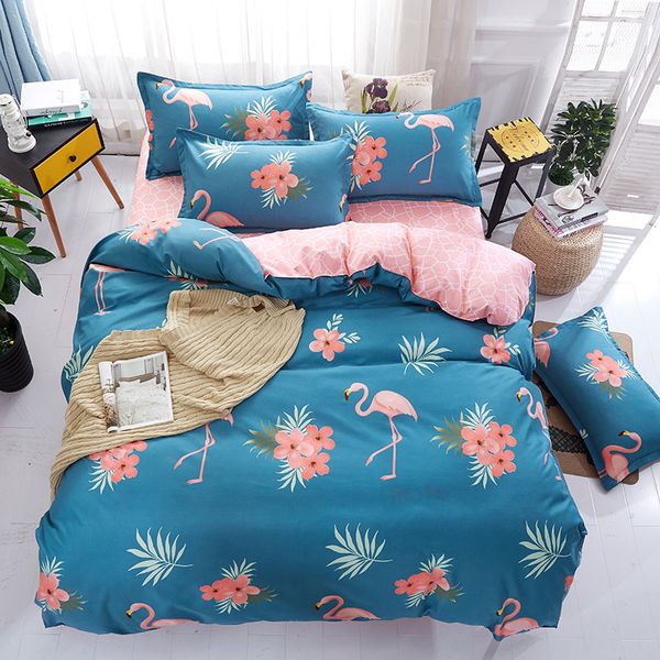 2018 new cartoon pink flamingo bedding sets 3/4pcs children's boy girl and bed linings duvet cover bed sheet pillowcases
2018 new cartoon pink flamingo bedding sets 3/4pcs children's boy girl and bed linings duvet cover bed sheet pillowcases