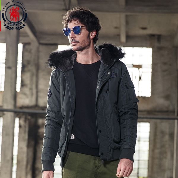 fredd marshall 2017 winter jacket men fashion fur collar jackets patch design patchwork eet casual parkas outerwear xxl 2526, Black
fredd marshall 2017 winter jacket men fashion fur collar jackets patch design patchwork eet casual parkas outerwear xxl 2526, Black