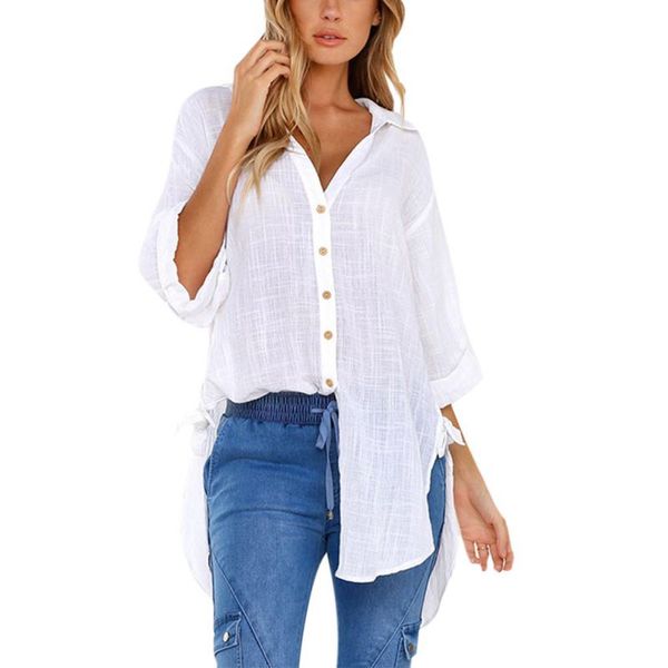 n women long sleeve button lace up blouse deep v neck blouse shirt loose casual fall blouses, White
n women long sleeve button lace up blouse deep v neck blouse shirt loose casual fall blouses, White