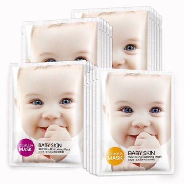 bioaqua 30g moisturizing baby skin mask face mask hydrating wrapped mask oil control facial masks smooth baby skin
bioaqua 30g moisturizing baby skin mask face mask hydrating wrapped mask oil control facial masks smooth baby skin