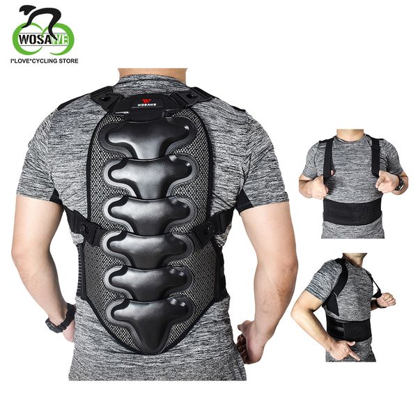 wosawe adjustable double layer back support eva shell vertebra protector motorcycle motocross extreme sports body protection, Black;blue
wosawe adjustable double layer back support eva shell vertebra protector motorcycle motocross extreme sports body protection, Black;blue