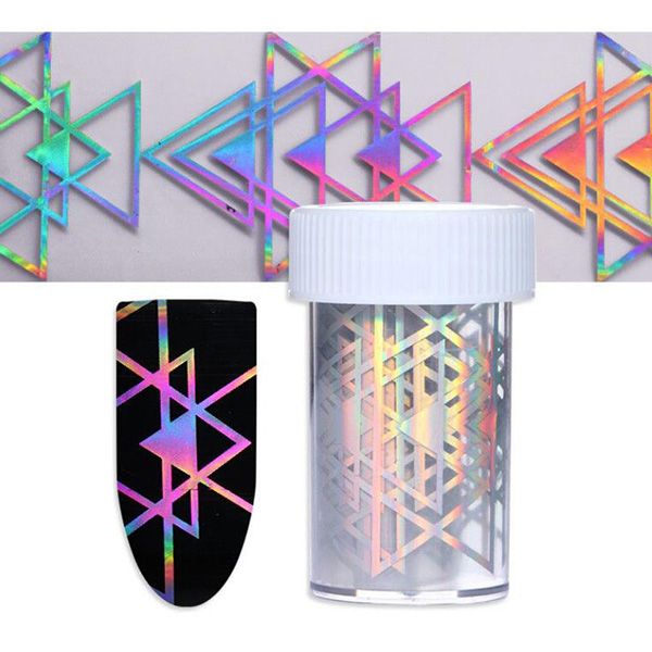 beauty 1 pcs starry nail art holographic women laser transfer sticker manicure, Black
beauty 1 pcs starry nail art holographic women laser transfer sticker manicure, Black