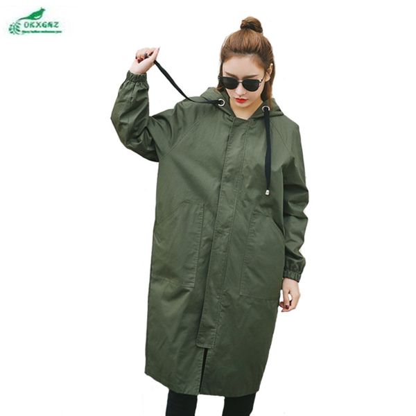 0kxgnz new spring women trench coat 2017 long leisure hooded army green overcoat loose zippers outwear plus size trench hy22, Tan;black
0kxgnz new spring women trench coat 2017 long leisure hooded army green overcoat loose zippers outwear plus size trench hy22, Tan;black