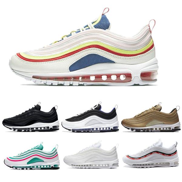 Discount Grape 97 97s Running Shoes 1-97 SW Black White Core Black Japan Metalic Gold South Beach Triple White Undefeated-White Sports Shoes
Discount Grape 97 97s Running Shoes 1-97 SW Black White Core Black Japan Metalic Gold South Beach Triple White Undefeated-White Sports Shoes