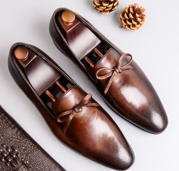 luxury men dress shoes brand factory strict selected leather and work waxed vintaged leather pigskin insole eu 38-46 most sizes, Black
luxury men dress shoes brand factory strict selected leather and work waxed vintaged leather pigskin insole eu 38-46 most sizes, Black