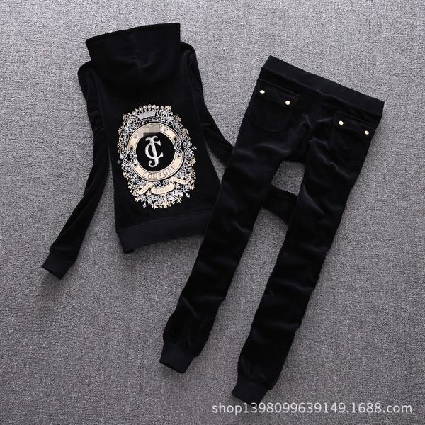 spring / fall 2018 women's brand velvet fabric tracksuits velour suit women track suit hoodies and pants size s - xl, Gray
spring / fall 2018 women's brand velvet fabric tracksuits velour suit women track suit hoodies and pants size s - xl, Gray