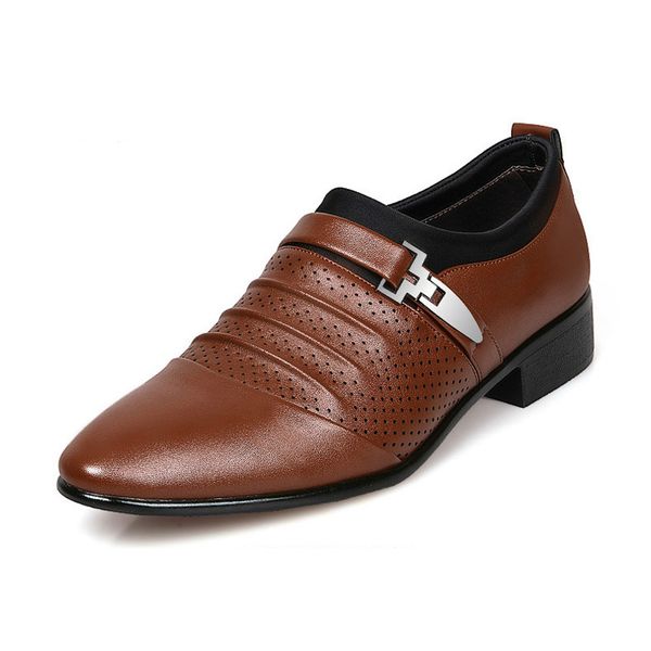 hollow outs breathable men formal shoes pointed toe patent leather oxford shoes for men dress shoes business big size, Black
hollow outs breathable men formal shoes pointed toe patent leather oxford shoes for men dress shoes business big size, Black