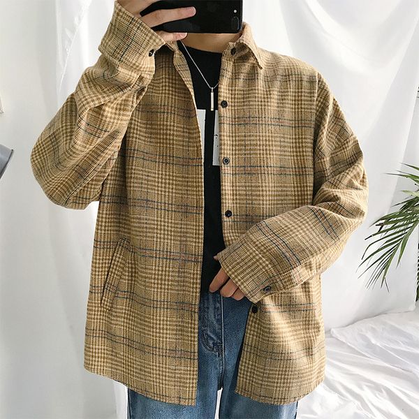 plaid shirt men fashion retro casual loose long sleeve shirt man autumn new streetwear hip hop male clothes -2xl, White;black
plaid shirt men fashion retro casual loose long sleeve shirt man autumn new streetwear hip hop male clothes -2xl, White;black