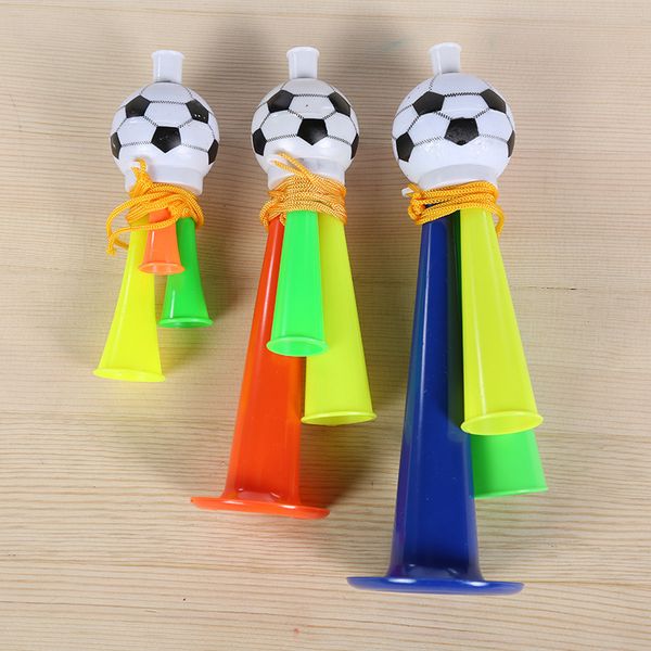 football small trumpet sports meeting cheer props concert party event atmosphere activity supplies football fans toys
football small trumpet sports meeting cheer props concert party event atmosphere activity supplies football fans toys