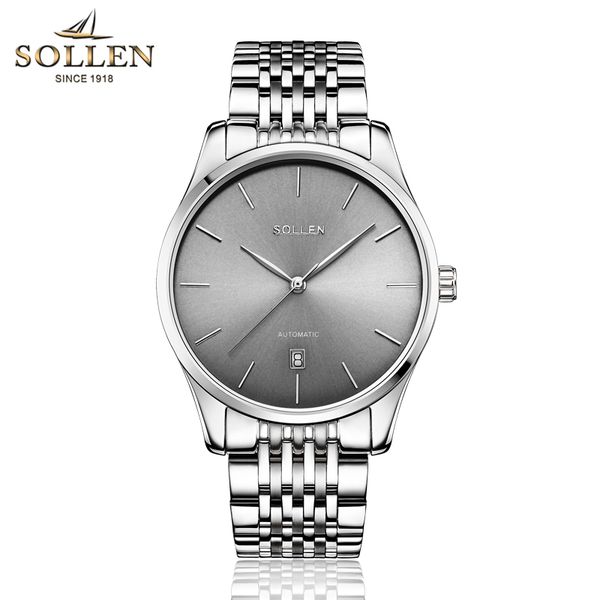 sollen 9008 automatic hollow waterproof waterproof watch business men's watch mechanical gift quality luxury clock, Slivery;brown
sollen 9008 automatic hollow waterproof waterproof watch business men's watch mechanical gift quality luxury clock, Slivery;brown