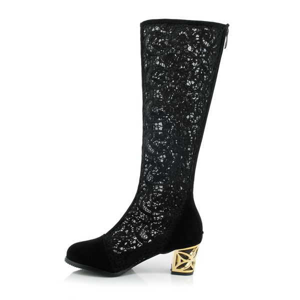 роскошный дизайн черного кружева чистой suede toe metallic коренастых пятки женщины полуудлиненных ботильоны обувь для дашь, Black
роскошный дизайн черного кружева чистой suede toe metallic коренастых пятки женщины полуудлиненных ботильоны обувь для дашь, Black