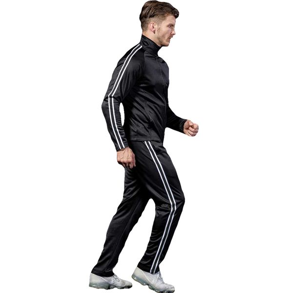 men cashmere gym fitness compression running sweatshirt sets quick dry pants + workout exercise sport hoodie coat clothing, Black;blue
men cashmere gym fitness compression running sweatshirt sets quick dry pants + workout exercise sport hoodie coat clothing, Black;blue