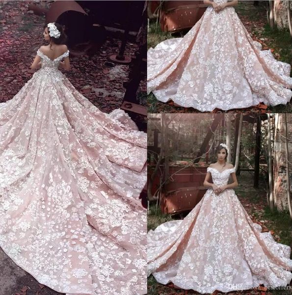 2018 luxury pink a line prom dresses off shoulder a line v neck 3d floral applique backless chapel train formal evening party gowns, Black
2018 luxury pink a line prom dresses off shoulder a line v neck 3d floral applique backless chapel train formal evening party gowns, Black