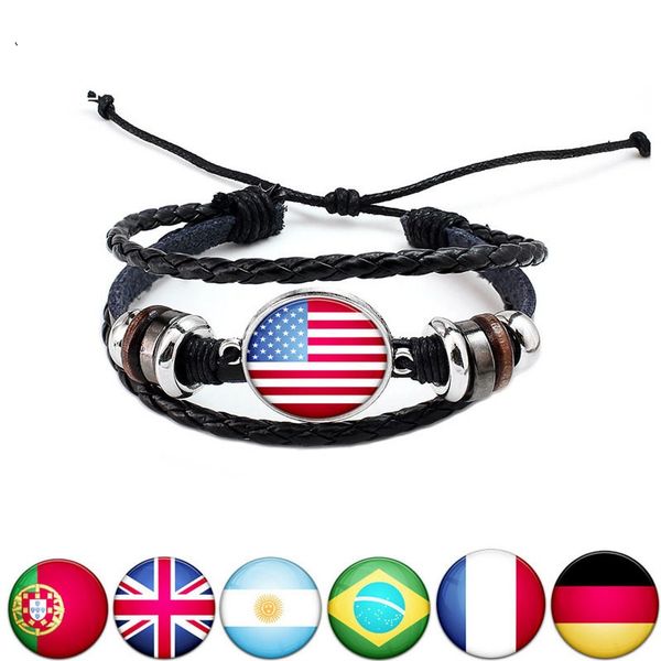 world cup national flags charm bracelet bangles handmade bracelet fans leather rope other event & party supplies 20 styles t1i617
world cup national flags charm bracelet bangles handmade bracelet fans leather rope other event & party supplies 20 styles t1i617