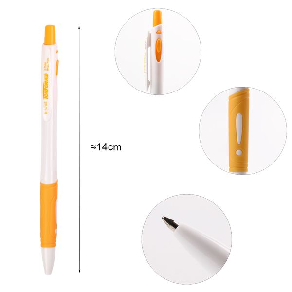 xuesheng 5pcs/lot plastic ball pen random candy color ball pen white rod ballpoint office supplies b-575e, Blue;orange
xuesheng 5pcs/lot plastic ball pen random candy color ball pen white rod ballpoint office supplies b-575e, Blue;orange