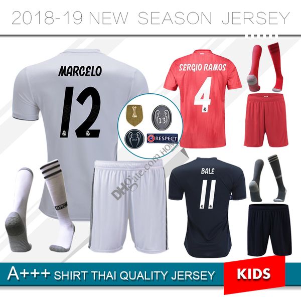 2018 real madrid kid youth kit real madrid occer jer ey hazard modric luca morata bale kroo i co benzema football hirt children ock
2018 real madrid kid youth kit real madrid occer jer ey hazard modric luca morata bale kroo i co benzema football hirt children ock