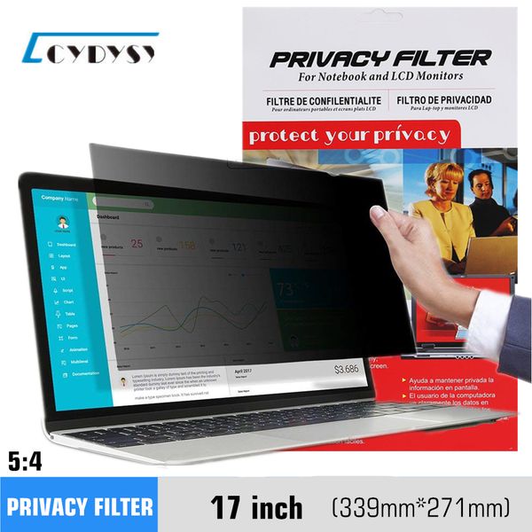 17 inch anti-glare spy privacy screens protector film for 5:4 lapnotebook lcd monitor 339mm*271mm
17 inch anti-glare spy privacy screens protector film for 5:4 lapnotebook lcd monitor 339mm*271mm