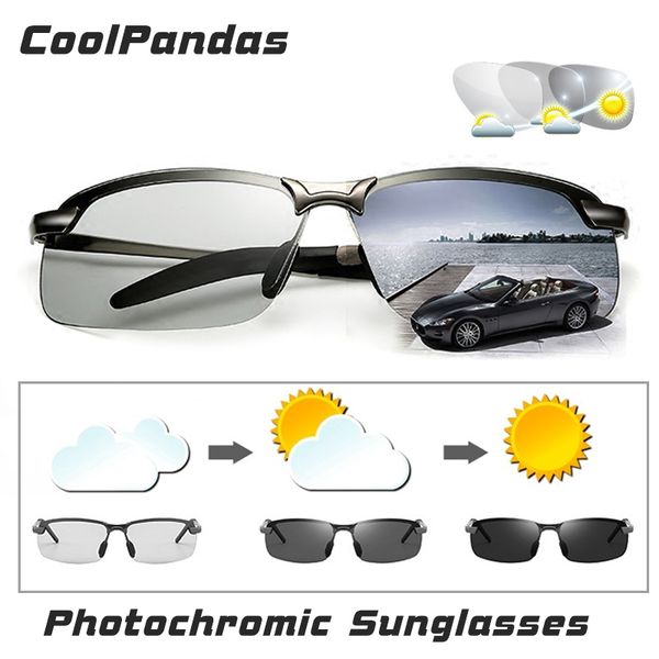 2018 men driving pchromic sunglasses polarized discoloration sun glasses for travel fishing goggles masculino, White;black
2018 men driving pchromic sunglasses polarized discoloration sun glasses for travel fishing goggles masculino, White;black