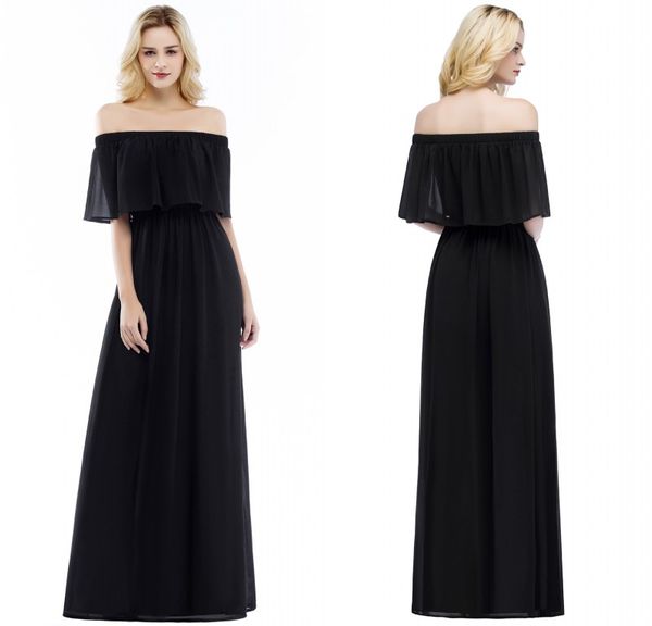 new arrival elegant off the shoulder chiffon bridesmaid dresses 2018 summer beach side split women evening party gowns cps952, White;pink
new arrival elegant off the shoulder chiffon bridesmaid dresses 2018 summer beach side split women evening party gowns cps952, White;pink