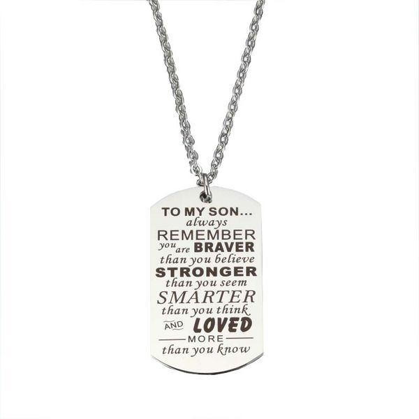 ckysee to my son daughter i want you to believe love dad mom dog tag necklace chain for son graduation gift, Silver
ckysee to my son daughter i want you to believe love dad mom dog tag necklace chain for son graduation gift, Silver