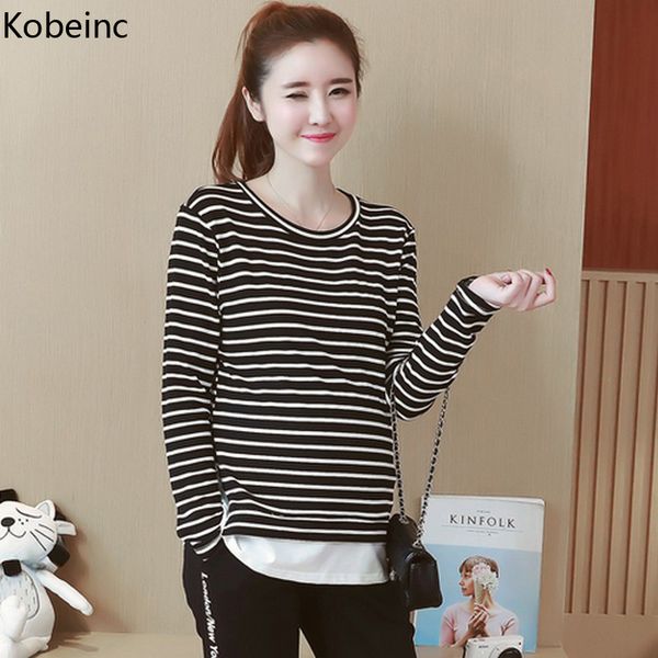 kobeinc 2017 new long sleeve maternity t-shirt spring autumn stripe clothes for pregnant women casual pregnancy clothes -xxl, White
kobeinc 2017 new long sleeve maternity t-shirt spring autumn stripe clothes for pregnant women casual pregnancy clothes -xxl, White