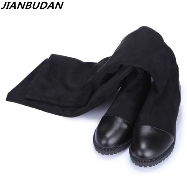 size 35-43 autumn women's high-quality elastic material platform women's boots 2017 new knee boots with high with height, Black
size 35-43 autumn women's high-quality elastic material platform women's boots 2017 new knee boots with high with height, Black
