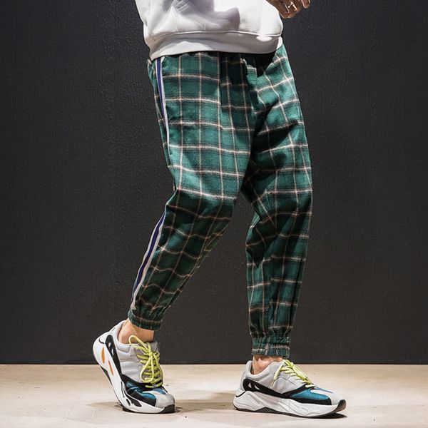 4 colors men streetwear hip hop casual plaid pant male women fashion loose harem pants couple trousers jogger sweatpants, Black
4 colors men streetwear hip hop casual plaid pant male women fashion loose harem pants couple trousers jogger sweatpants, Black