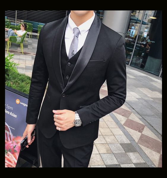 wholesale and retail shawl lapel groomsmen handsome groom tuxedos men suits wedding/prom/dinner man blazer(jacket+pants+tie+vest), Black;gray
wholesale and retail shawl lapel groomsmen handsome groom tuxedos men suits wedding/prom/dinner man blazer(jacket+pants+tie+vest), Black;gray