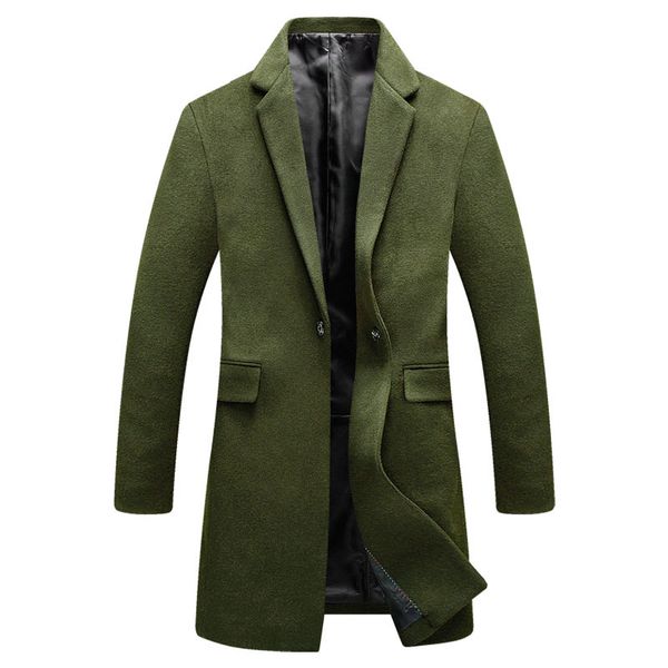 1855 new fashion man blends coat spring &autumn clothes male long wool coat man winter clothes, Black
1855 new fashion man blends coat spring &autumn clothes male long wool coat man winter clothes, Black