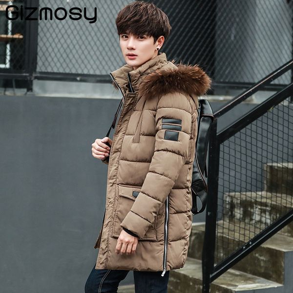 winter jacket men brand warm parka fur hooded collar thick winter jacket outwear casual cotton padded coat clothes bn4485, Black
winter jacket men brand warm parka fur hooded collar thick winter jacket outwear casual cotton padded coat clothes bn4485, Black