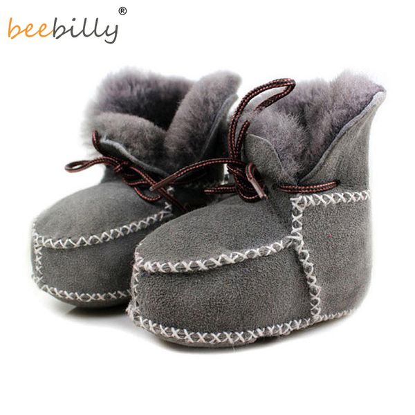 winter genuine leather baby snow boots for girl newborn warm first walkers infant toddler soft sole fur booties sheepskin shoes, Black;grey
winter genuine leather baby snow boots for girl newborn warm first walkers infant toddler soft sole fur booties sheepskin shoes, Black;grey