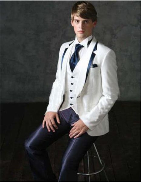 2018 italian design men suits notch lapel white groom wedding tuxedos men suits young men daily suit(jacket+pants+vest+tie, White;black
2018 italian design men suits notch lapel white groom wedding tuxedos men suits young men daily suit(jacket+pants+vest+tie, White;black