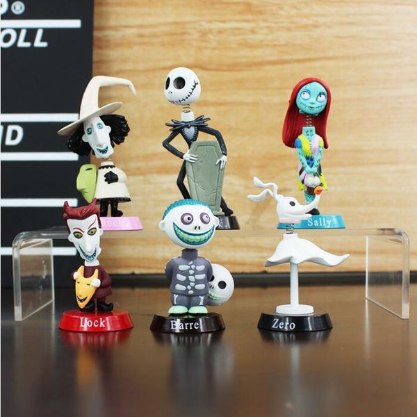 6pcs/set nightmare before christmas action figure toys 5-7cm jack skellington sally collection toy pvc dolls
6pcs/set nightmare before christmas action figure toys 5-7cm jack skellington sally collection toy pvc dolls