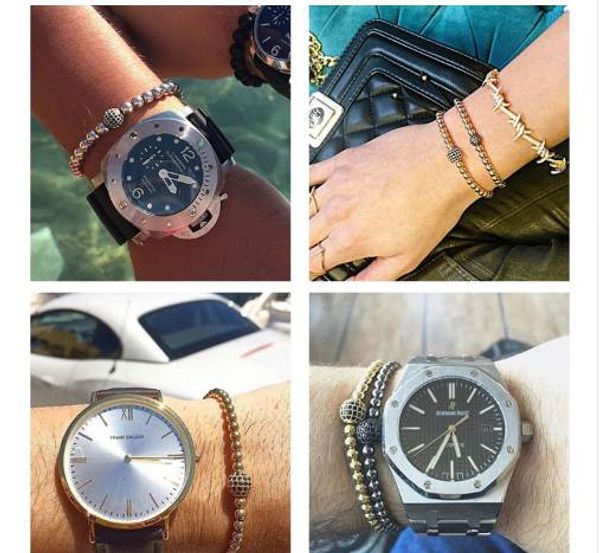 attyirena men bracelets gold color beads& micro pave black cz beads briading macrame bracelet women men jewelry, Golden;silver
attyirena men bracelets gold color beads& micro pave black cz beads briading macrame bracelet women men jewelry, Golden;silver