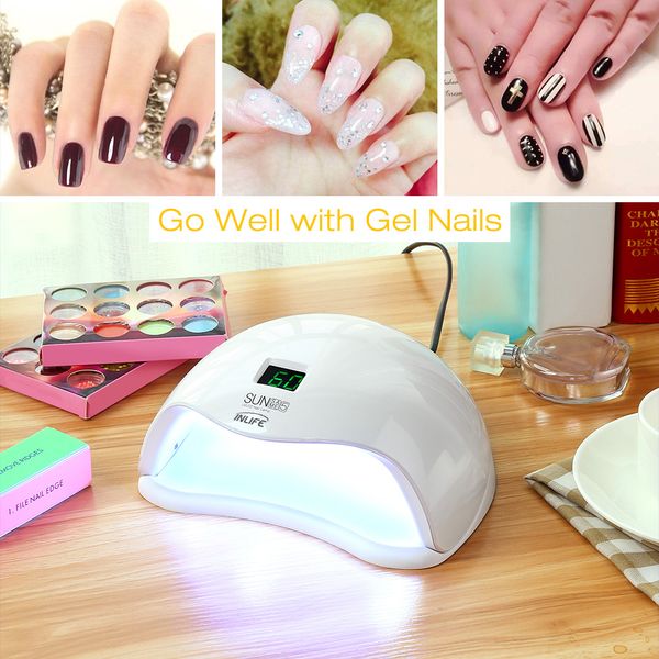 professional inlife sunsame5 uv led light gel nail polish hand ir sensor timer 48w 24leds nail dryer with 5 time modes eu/us
professional inlife sunsame5 uv led light gel nail polish hand ir sensor timer 48w 24leds nail dryer with 5 time modes eu/us