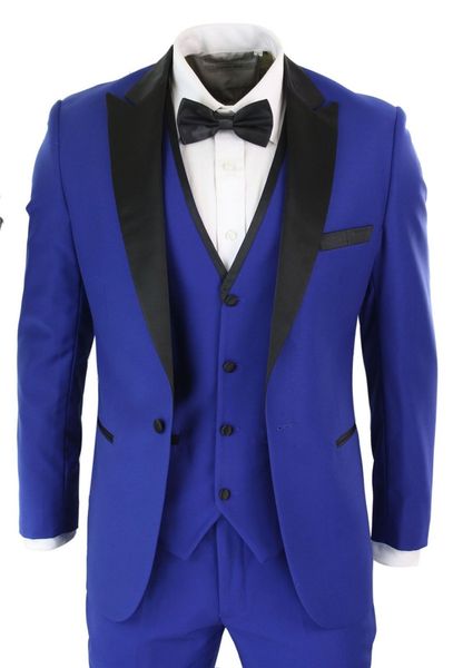 new style groomsmen royal blue groom tuxedos peak black satin lapel men suits wedding man bridegroom (jacket + pants + vest + tie) l161, Black;gray
new style groomsmen royal blue groom tuxedos peak black satin lapel men suits wedding man bridegroom (jacket + pants + vest + tie) l161, Black;gray