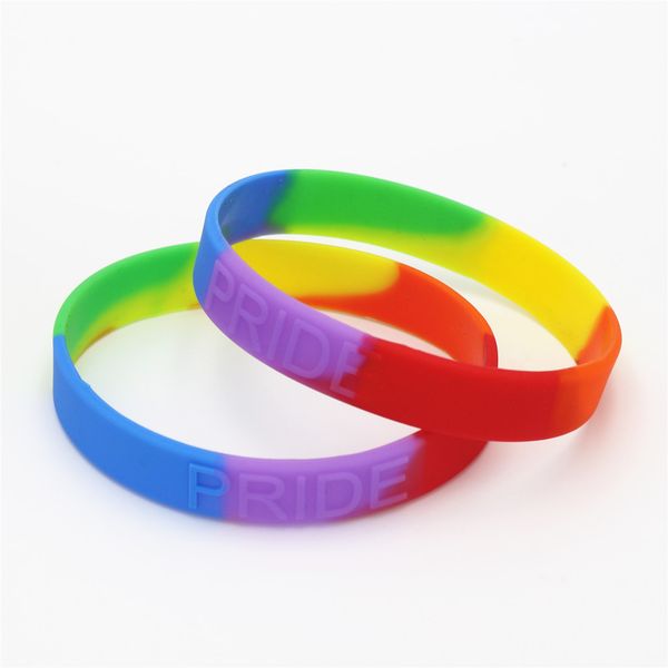 50pcs fashion rainbow colour pride silicone wristband embossed logo racelets &bangles jewelry gifts wholesale sh083, Golden;silver
50pcs fashion rainbow colour pride silicone wristband embossed logo racelets &bangles jewelry gifts wholesale sh083, Golden;silver