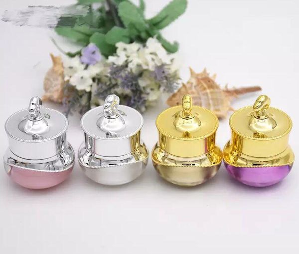 5g crown shape cream jar 5colors refillable 5ml cosmetic travel size face cream bottle lotion empty pot container
5g crown shape cream jar 5colors refillable 5ml cosmetic travel size face cream bottle lotion empty pot container