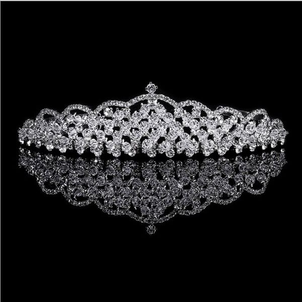 1PC Luxury Shiny Crystal Hairwear Princess Crown Bride Tiaras And Crowns Bridal Jewelry Flower Wedding Hair jewelry, Slivery;golden
1PC Luxury Shiny Crystal Hairwear Princess Crown Bride Tiaras And Crowns Bridal Jewelry Flower Wedding Hair jewelry, Slivery;golden