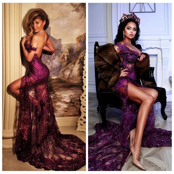 2021 mermaid lace appliques slim prom dresses off shoulder backless evening gowns charming front split formal party gowns custom, Black
2021 mermaid lace appliques slim prom dresses off shoulder backless evening gowns charming front split formal party gowns custom, Black