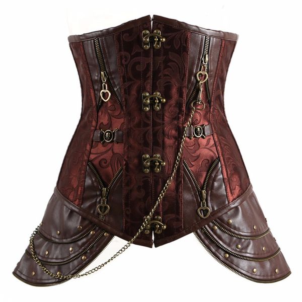 abbille steampunk brown steampunk corset women bustiers & corsets gothic underbust cupless waist corset plus size 2017, Black;white
abbille steampunk brown steampunk corset women bustiers & corsets gothic underbust cupless waist corset plus size 2017, Black;white