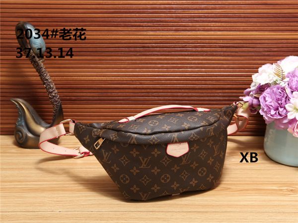 

New Fashion men women handbags ladies wallet Good quality Leather Unisex waist pack wallet HY70421 Men's shoulder bag
