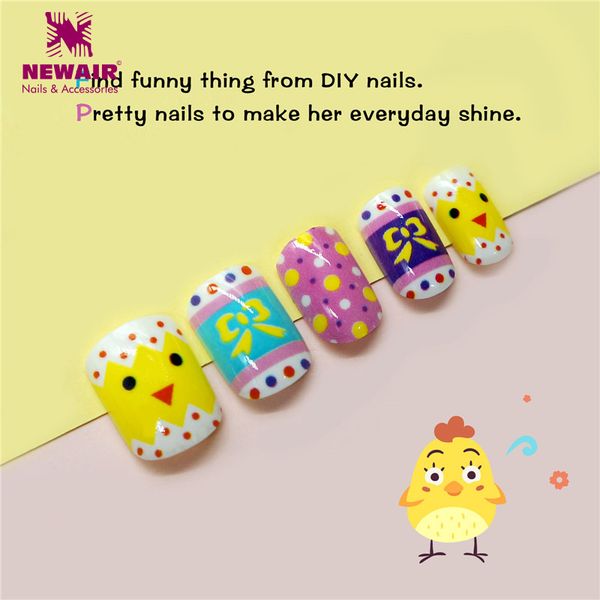 short false nail tips pre-glue cartoon pattern 24pcs full cover press on kids fake nails art for little girls, Red;gold
short false nail tips pre-glue cartoon pattern 24pcs full cover press on kids fake nails art for little girls, Red;gold