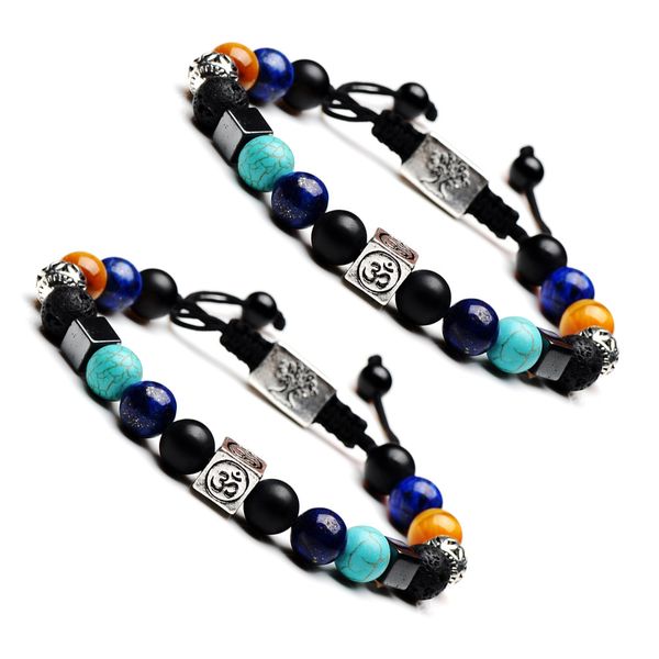 tree of life charm bracelets multicolor beads natural stone weave ropeturquoise bracelet women men yoga bracelets, Black
tree of life charm bracelets multicolor beads natural stone weave ropeturquoise bracelet women men yoga bracelets, Black