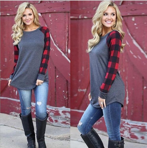 size plus clothes colors shirts t-shirt plaid women shirt grid blouses fasghion autumn fashion casual women raglan yl526 3 sleeve wtmc, Black
size plus clothes colors shirts t-shirt plaid women shirt grid blouses fasghion autumn fashion casual women raglan yl526 3 sleeve wtmc, Black