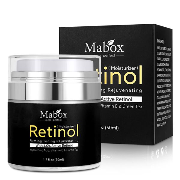 Оригинальный Бренд Mabox Ретинол 2.5% Увлажняющий Крем Для Лица Витамин Е Коллаген Ретин Масло Управления Гиалуроновая Кислота Крем 3001323
Оригинальный Бренд Mabox Ретинол 2.5% Увлажняющий Крем Для Лица Витамин Е Коллаген Ретин Масло Управления Гиалуроновая Кислота Крем 3001323