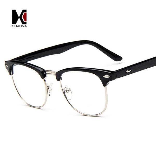 shauna vintage men retro style black frame plain glasses fashion women nail decoration eyeglasses optical frame glasses, Silver
shauna vintage men retro style black frame plain glasses fashion women nail decoration eyeglasses optical frame glasses, Silver