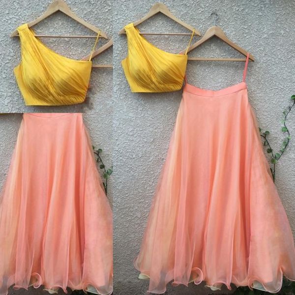 simple two pieces evening dress yellow and peach one shoulder prom dresses short and long skirt women formal wear party dress cheap, Black
simple two pieces evening dress yellow and peach one shoulder prom dresses short and long skirt women formal wear party dress cheap, Black