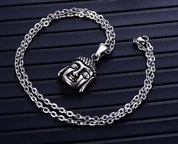 stainless steel buddhist head pendant for men and women universal religious beliefs family member ping an jewelry titanium steel necklac, Silver
stainless steel buddhist head pendant for men and women universal religious beliefs family member ping an jewelry titanium steel necklac, Silver